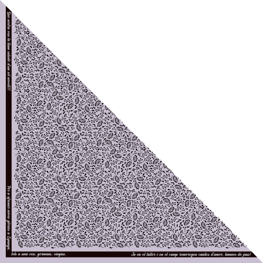 Pañoleta Lila "Tots a una veu"