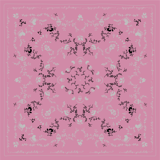 Pañuelo Rosa "Cistelles i Pardalets"