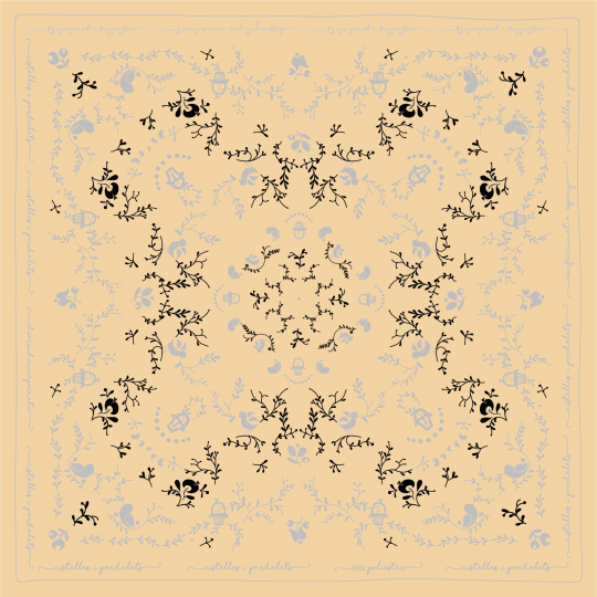 Pañuelo Vainilla "Cistelles i Pardalets"